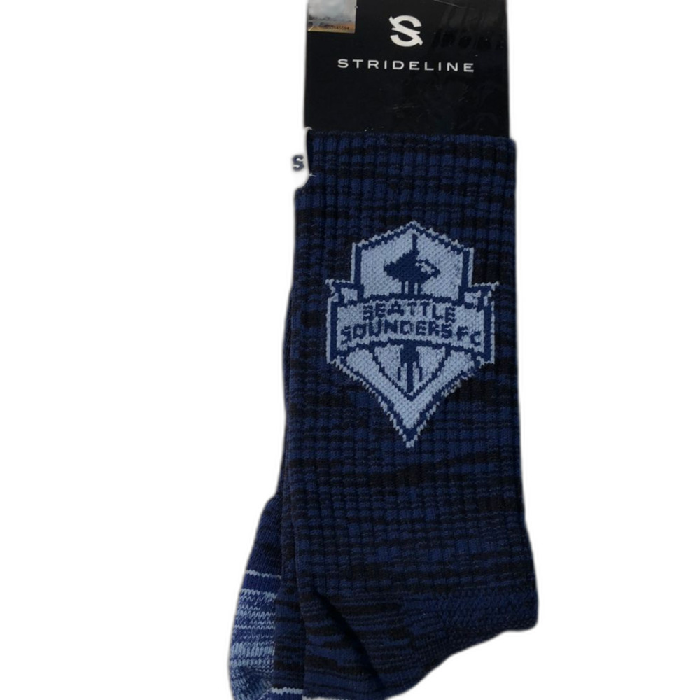 Strideline Full Knit Men's MLS Crew Socks Seattle Sounders Blue